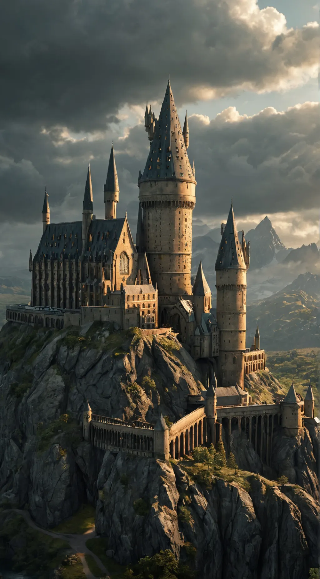 ai character: Hogwarts background