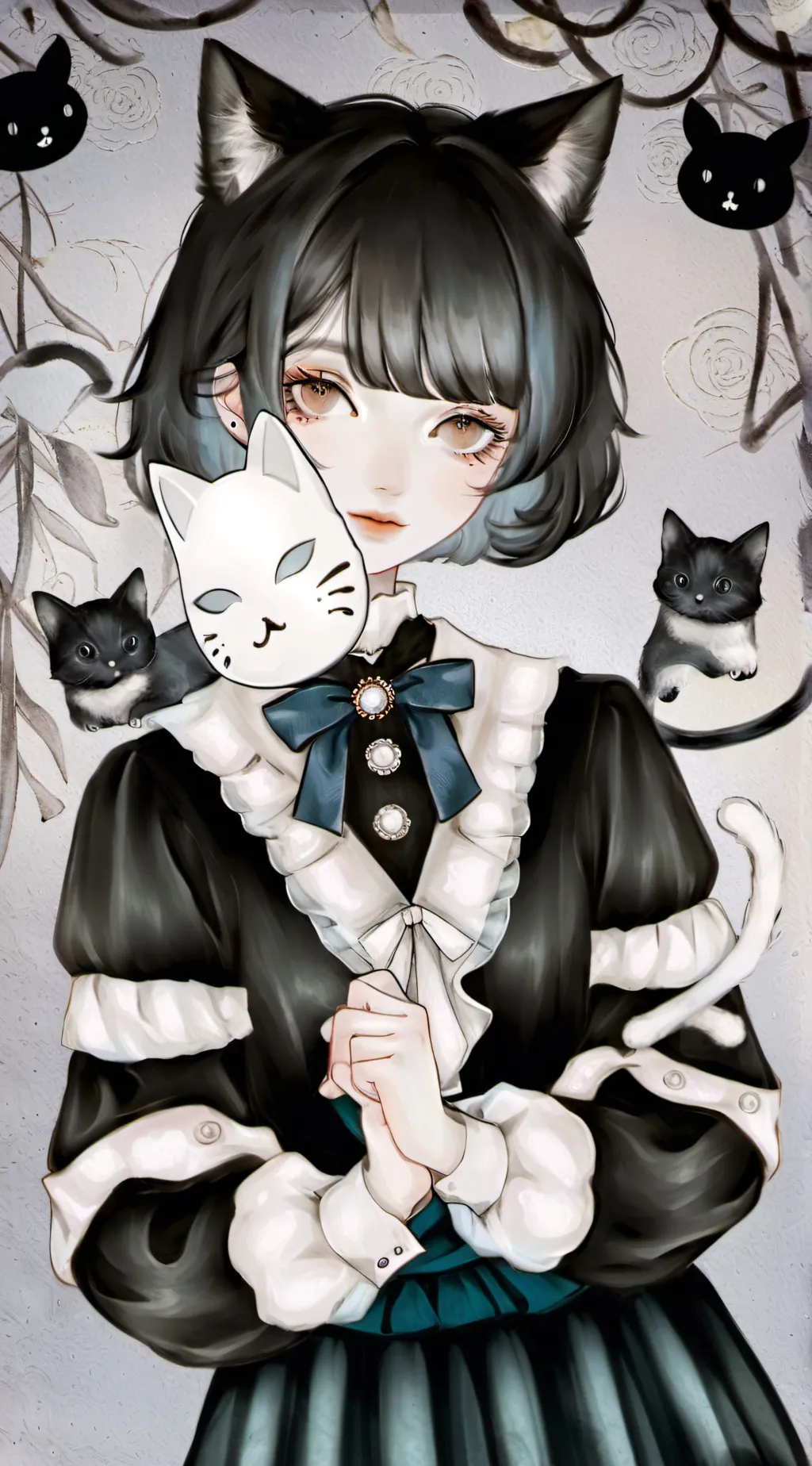 ai character: Therian🪶🐾 background