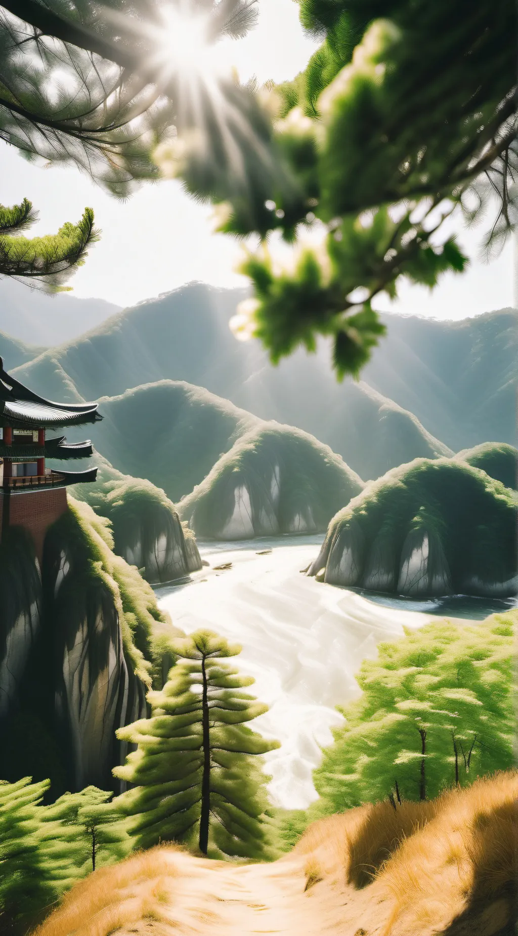 ai character: South korea background