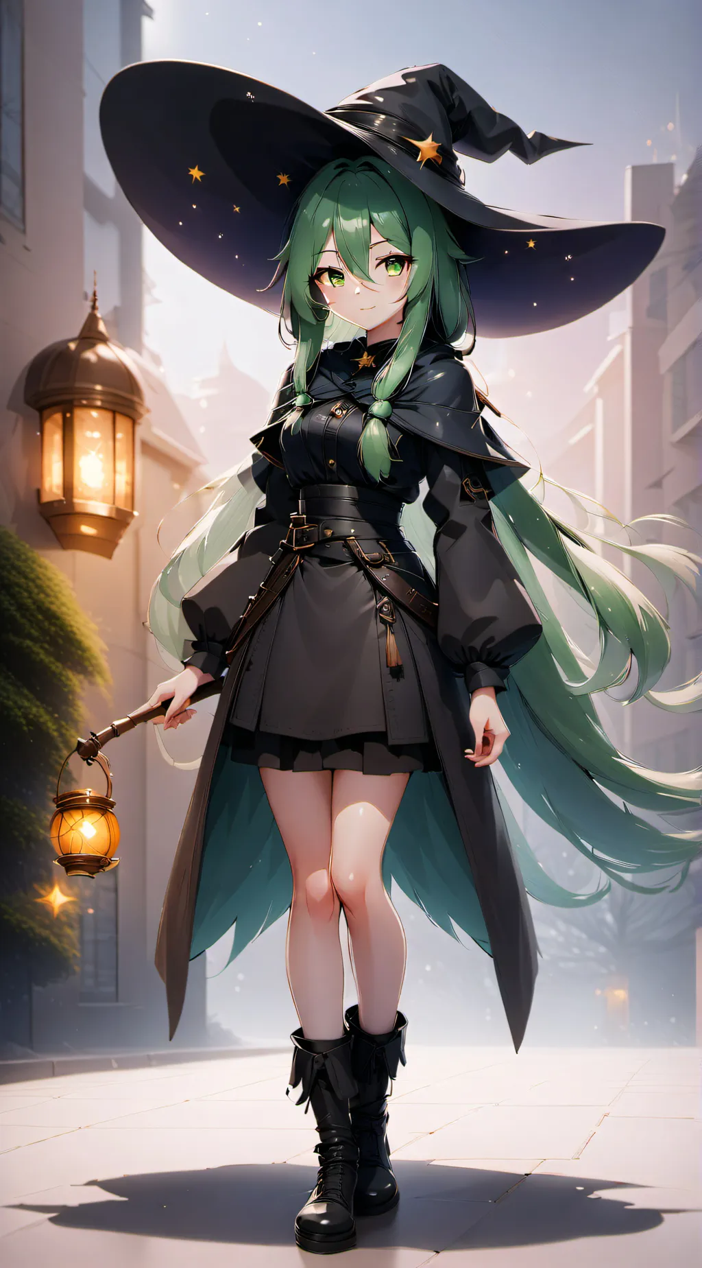 ai character: Misty background
