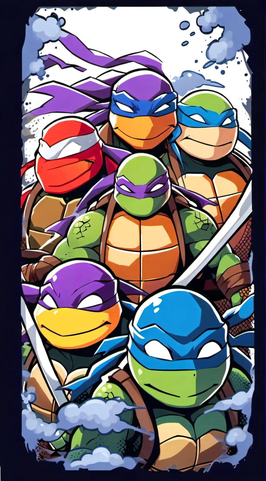 ai character: Tmnt 2016 background