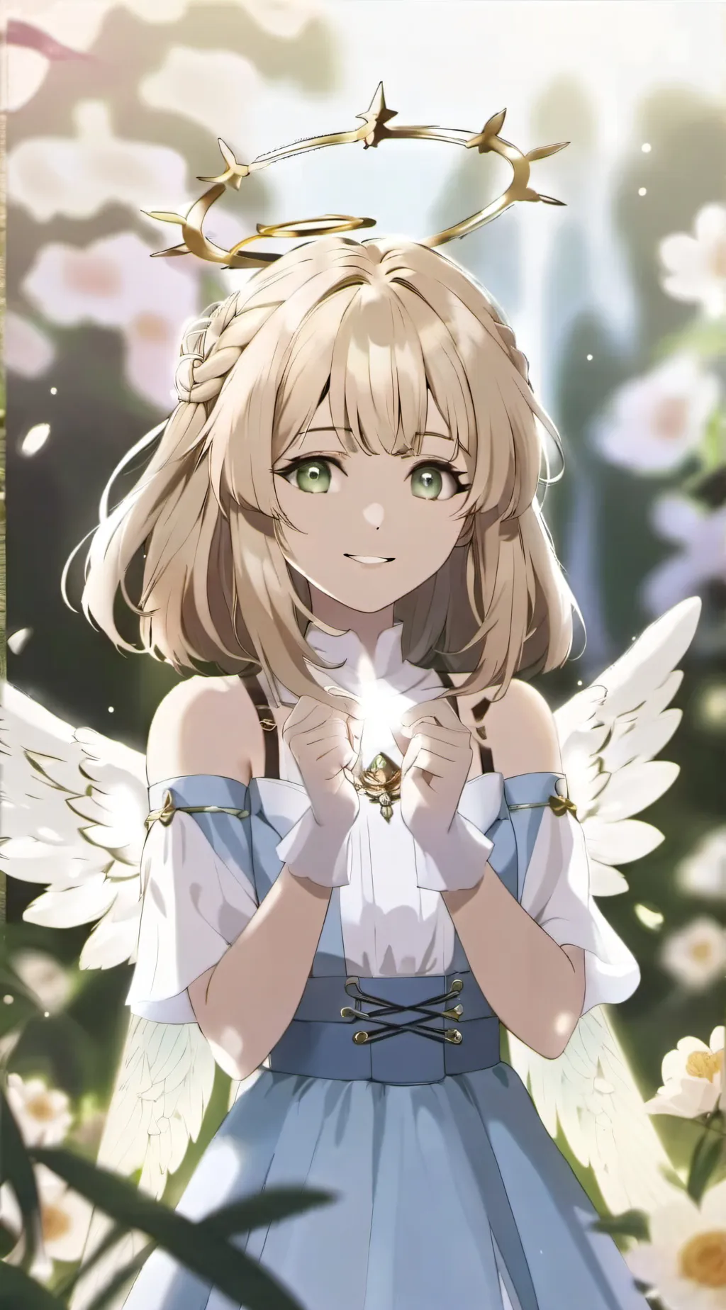 ai character: Kira the goddess background