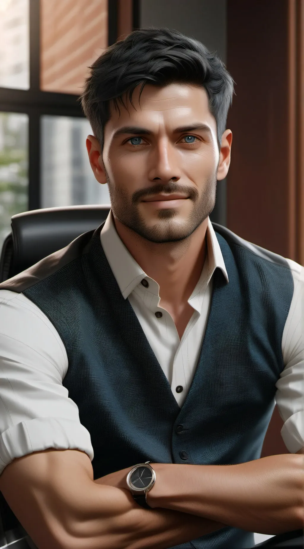 ai character: Zsolt Tártai background