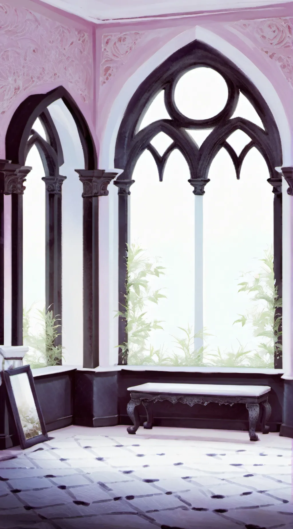 ai character: Hogwarts. 444 background