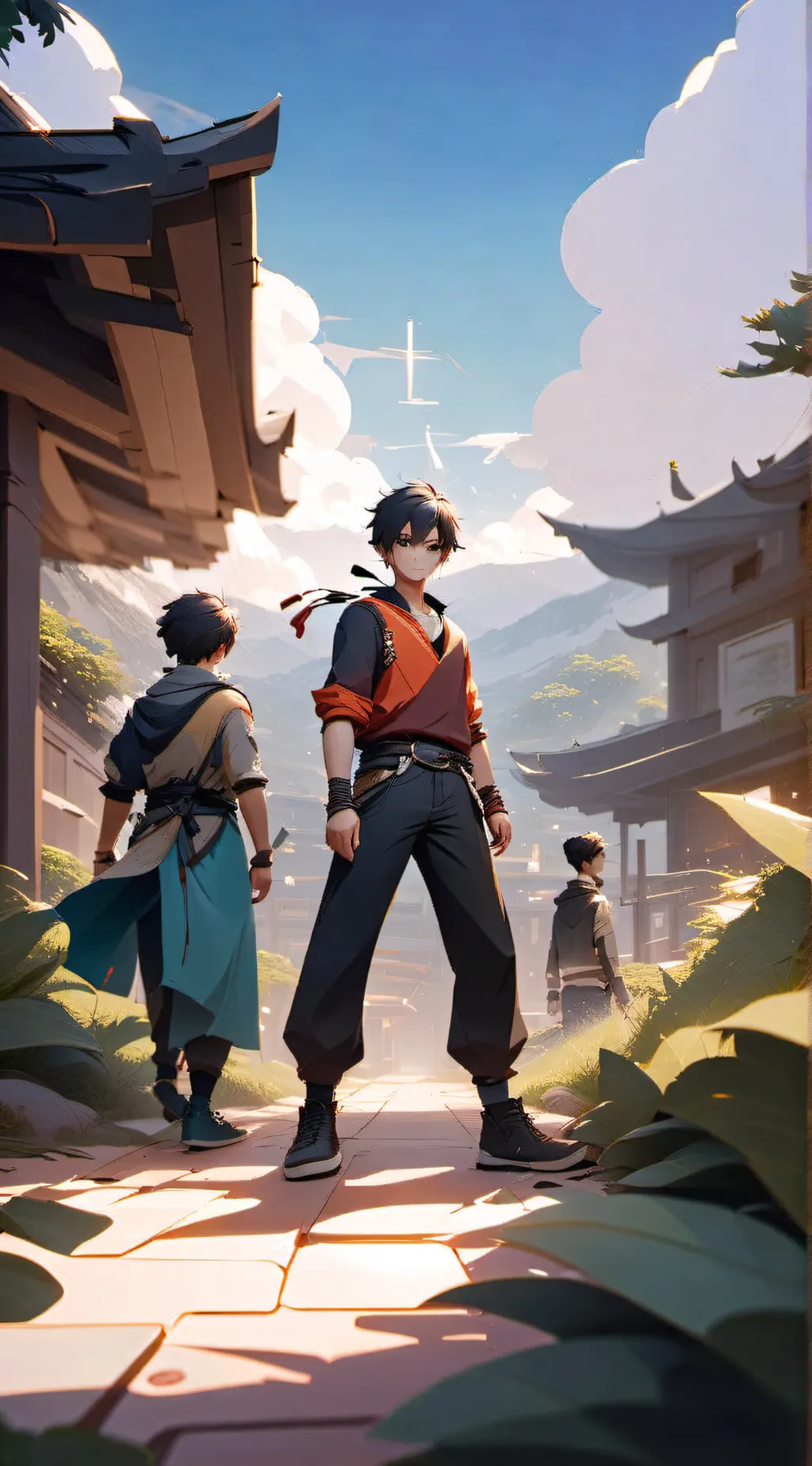ai character: ALEX X JASON X JAY background