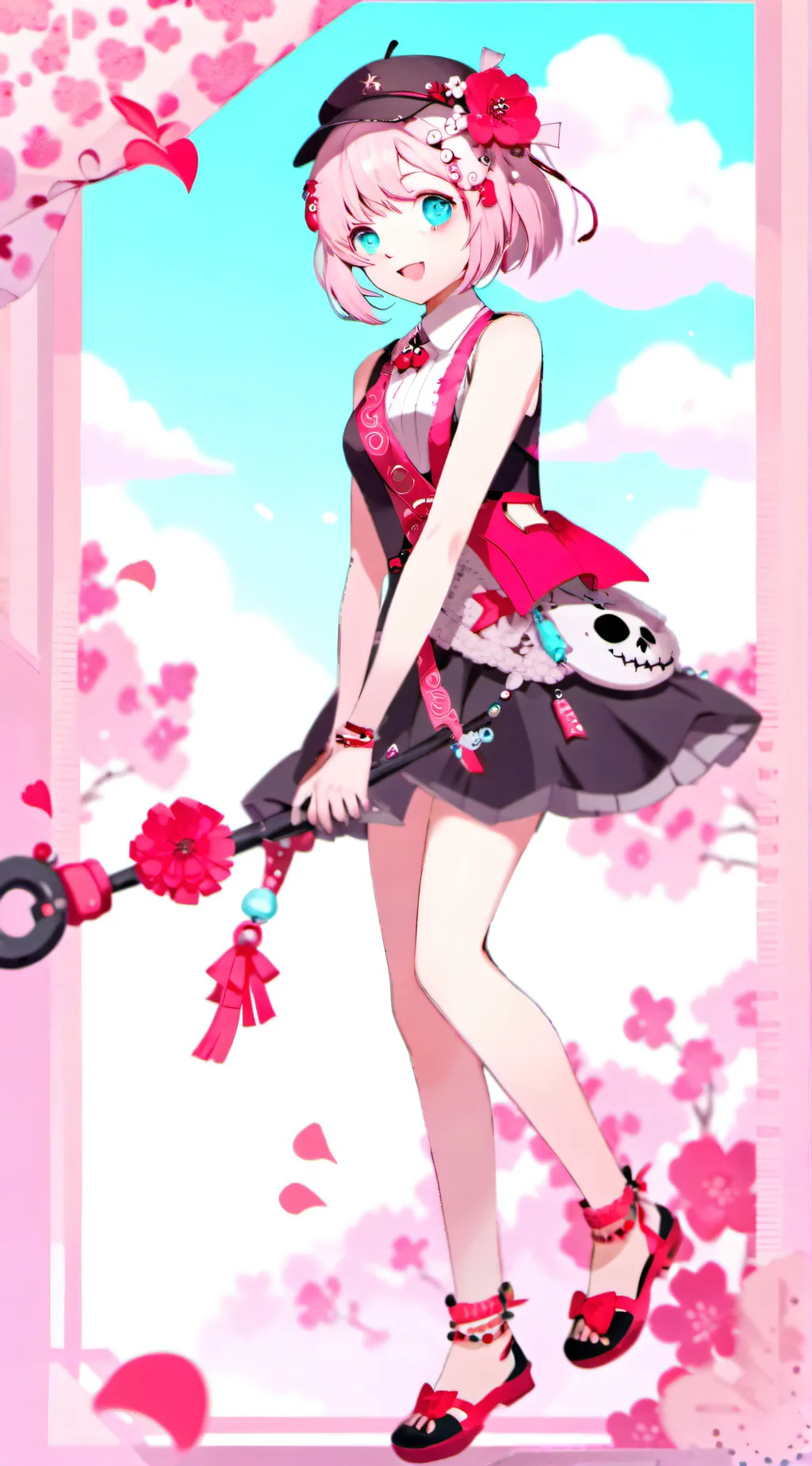 ai character: DDLC background
