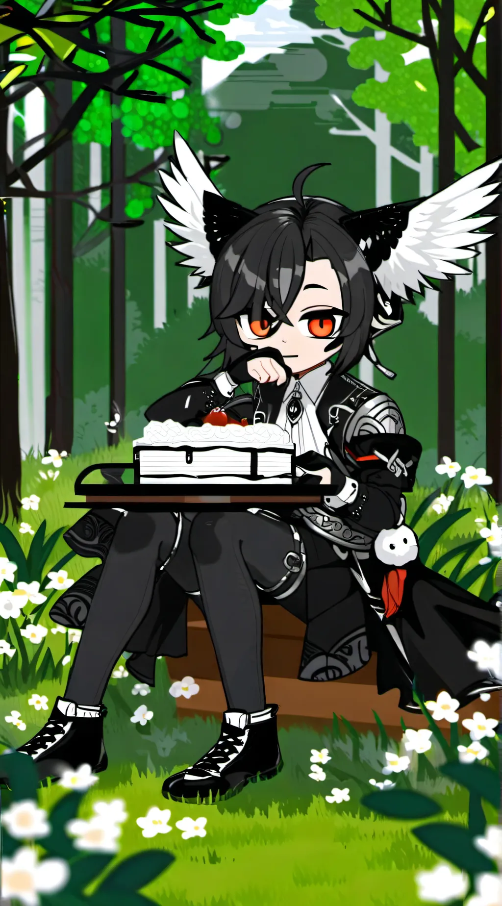 ai character: a hybrid..!  background