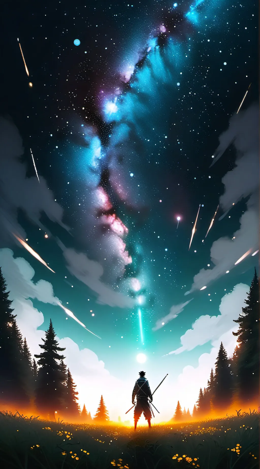 ai character: kny road trip background