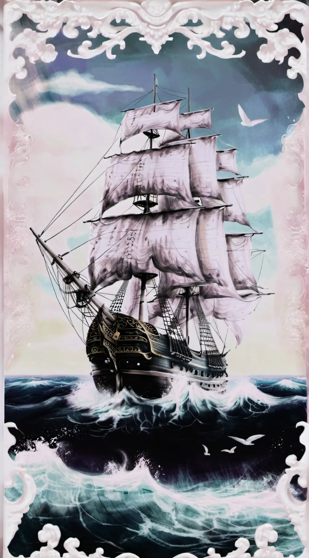 ai character: DW MERMAIDS&PIRATE background