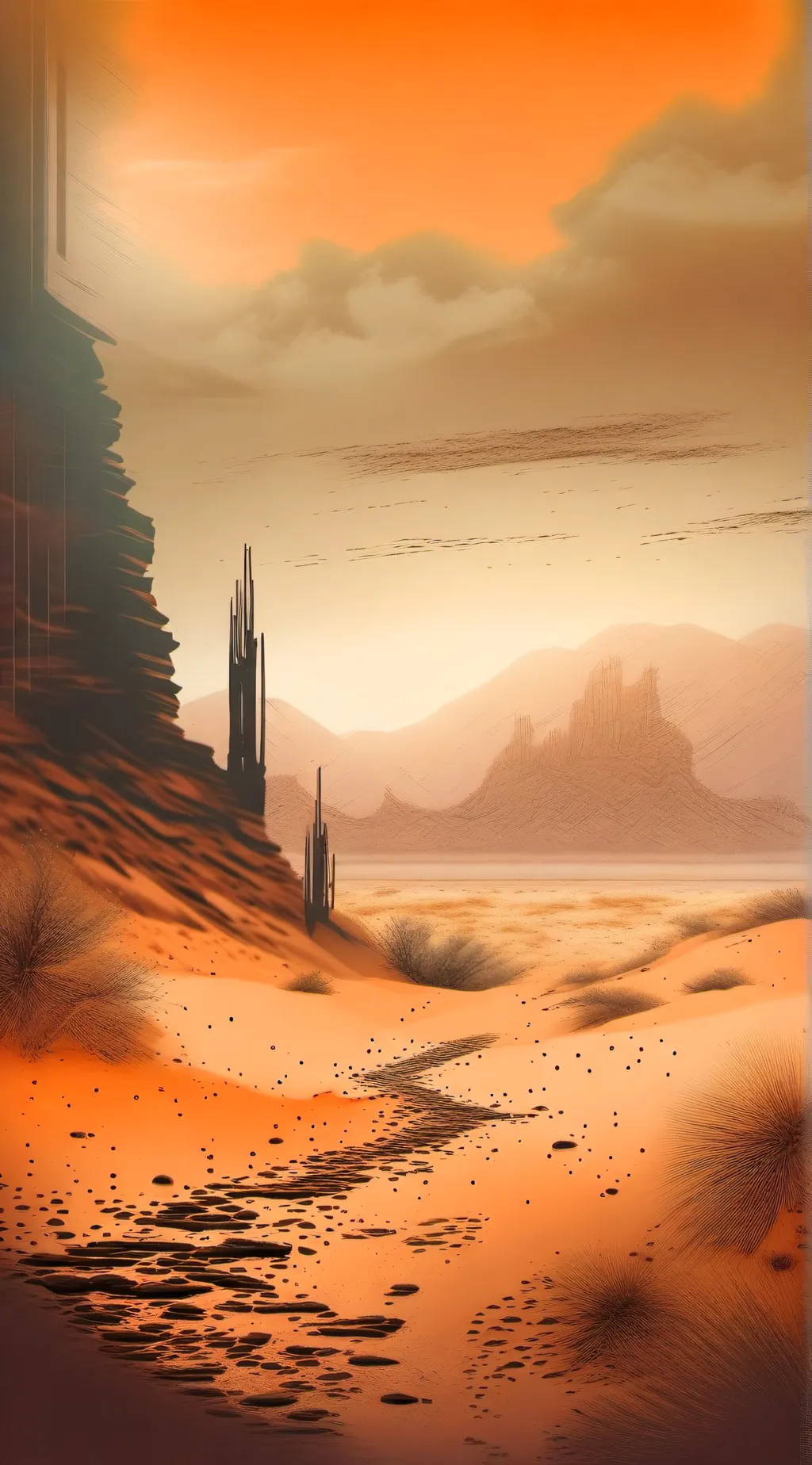 ai character: The Wasteland background
