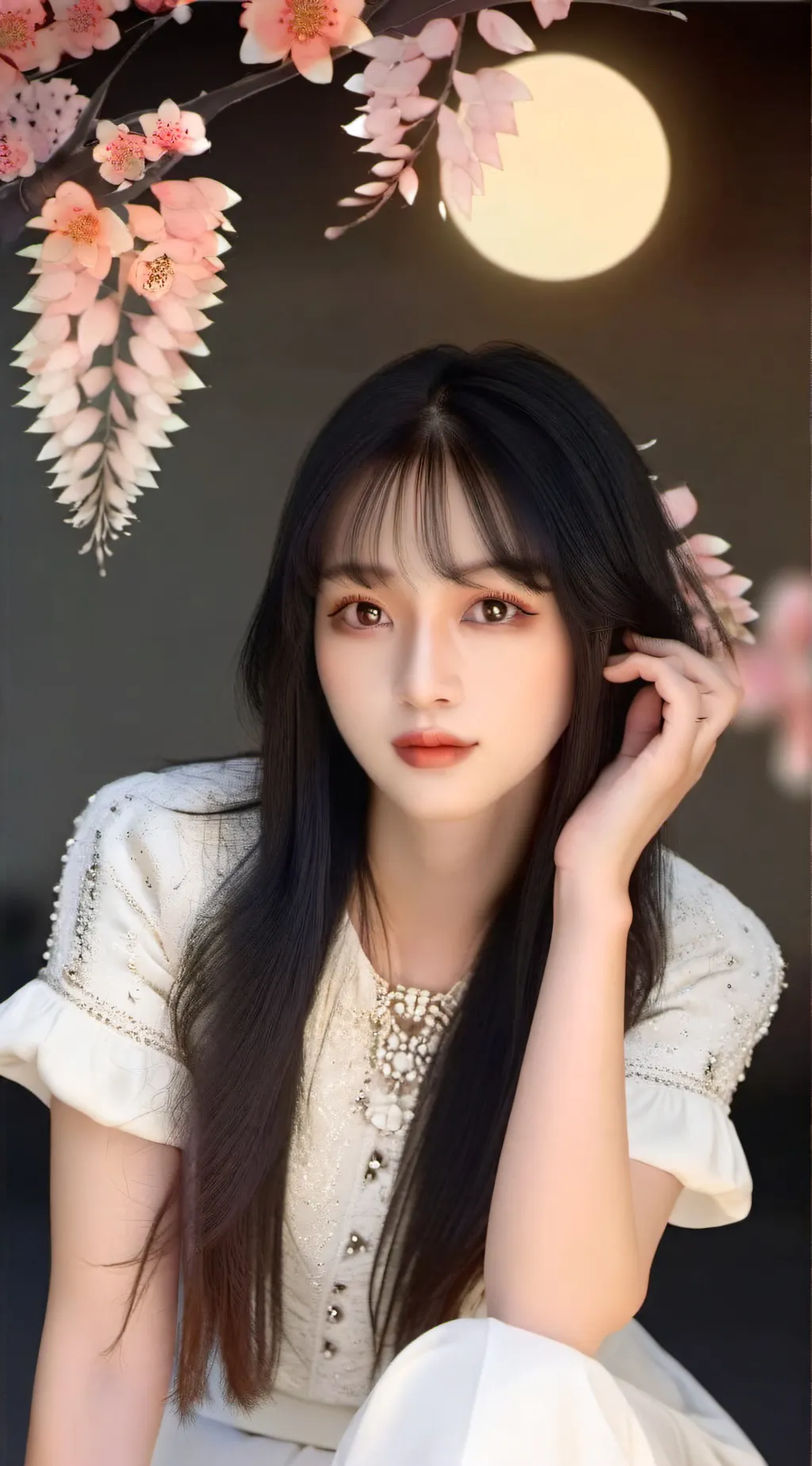 ai character: Michelle  background