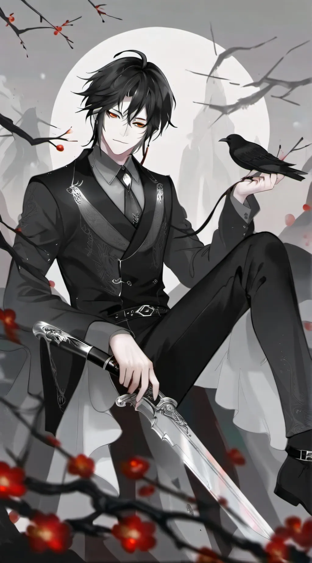 ai character: yuri<devil> background