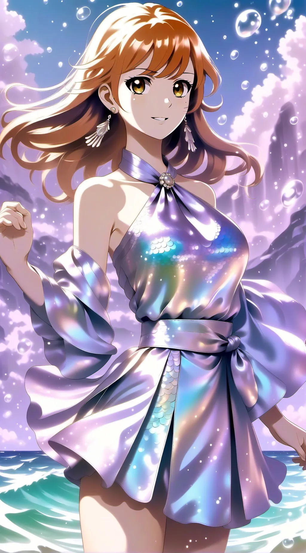 ai character: nami background