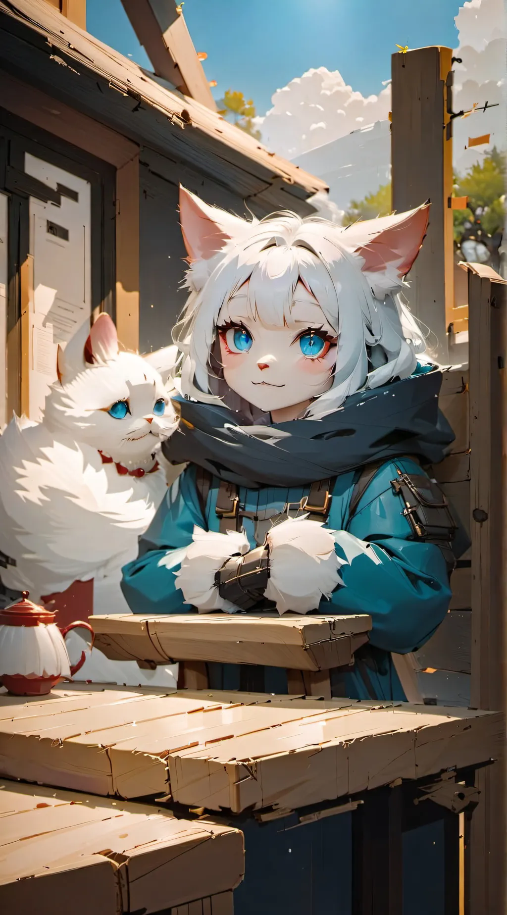 ai character: Zacky  background
