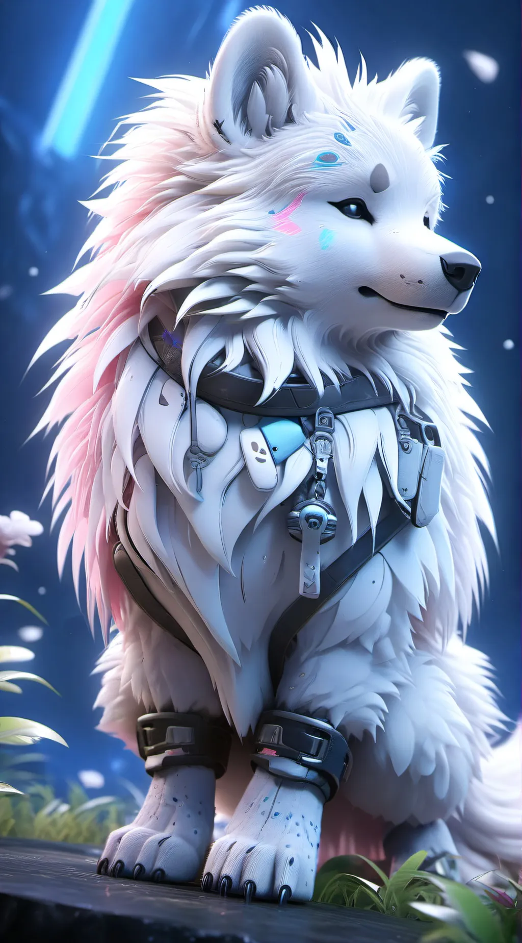 ai character: Winter Paw patrol  background