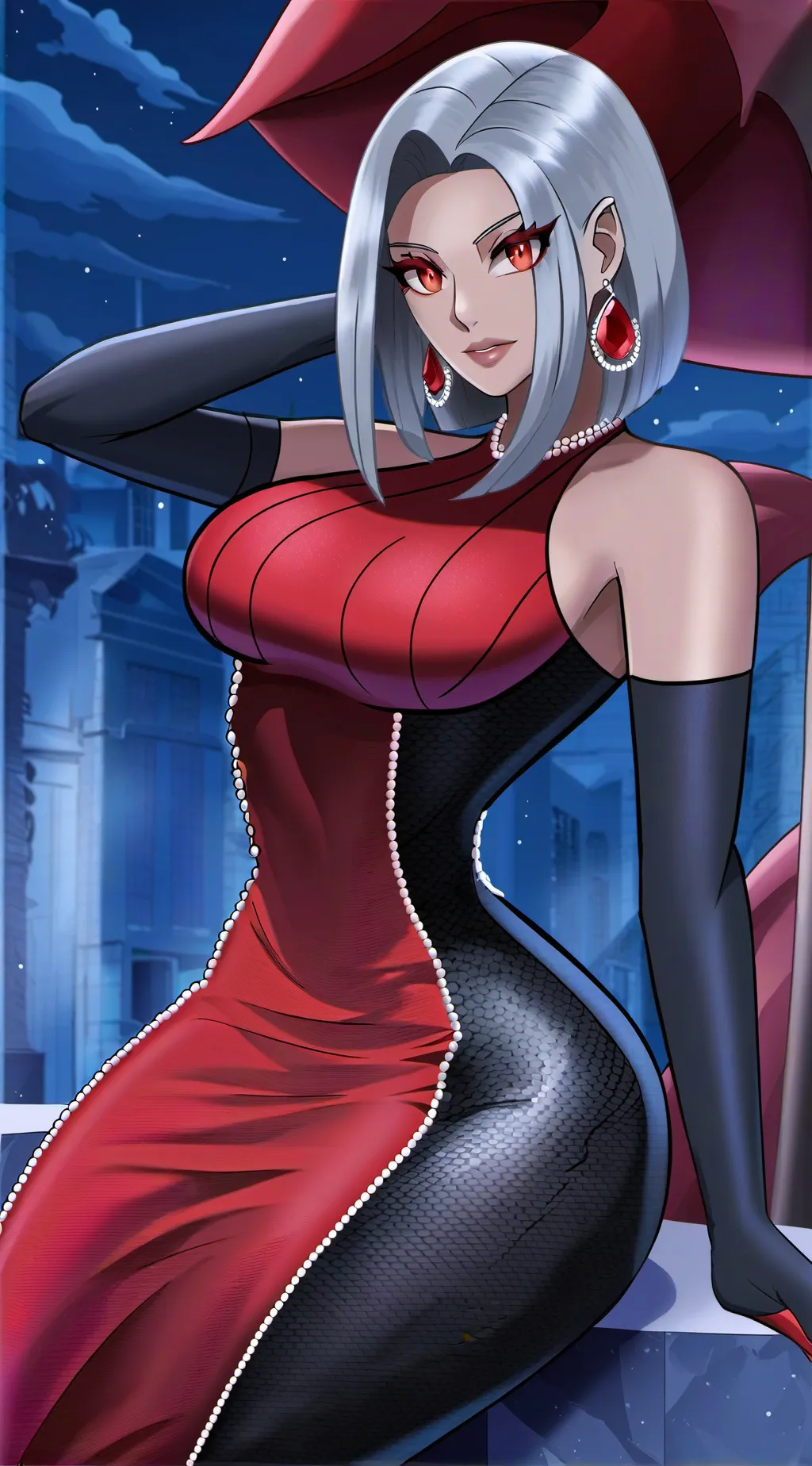 ai character: Ruby Ansley (Mha)  background