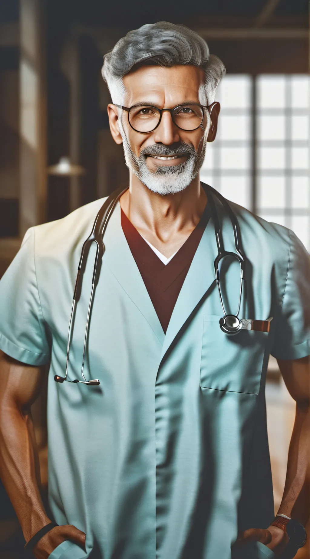 ai character: Dr Thomas  background