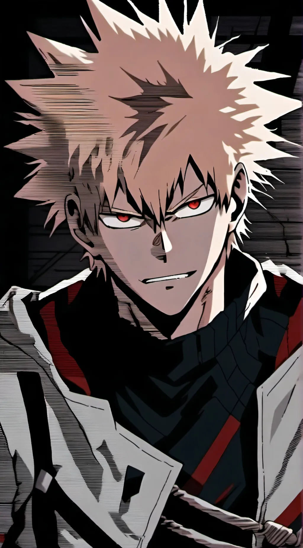 ai character: • Katsuki bakugo • background