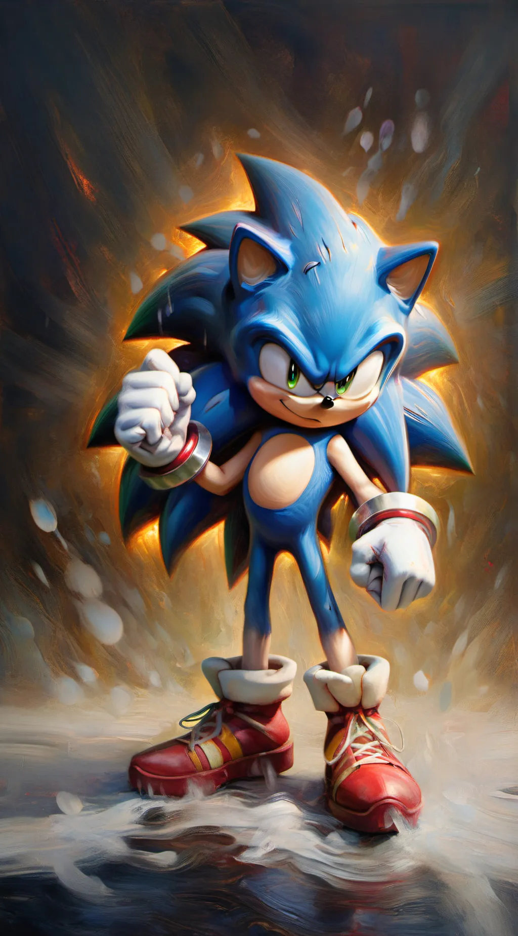 ai character: sonic yay background