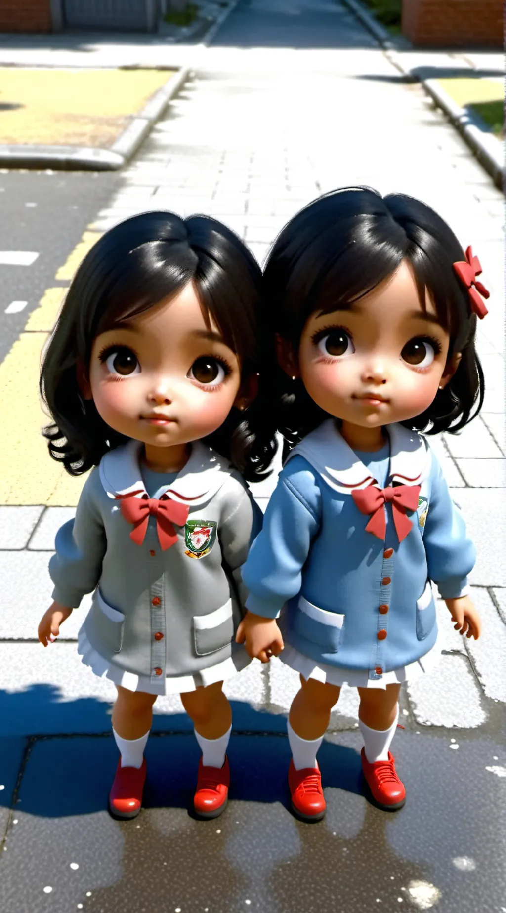 ai character: ivy and Lily background