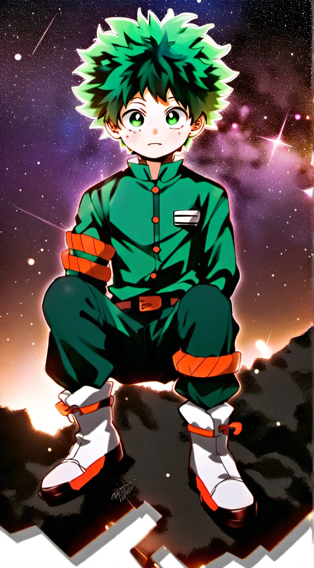 ai character: Deku background