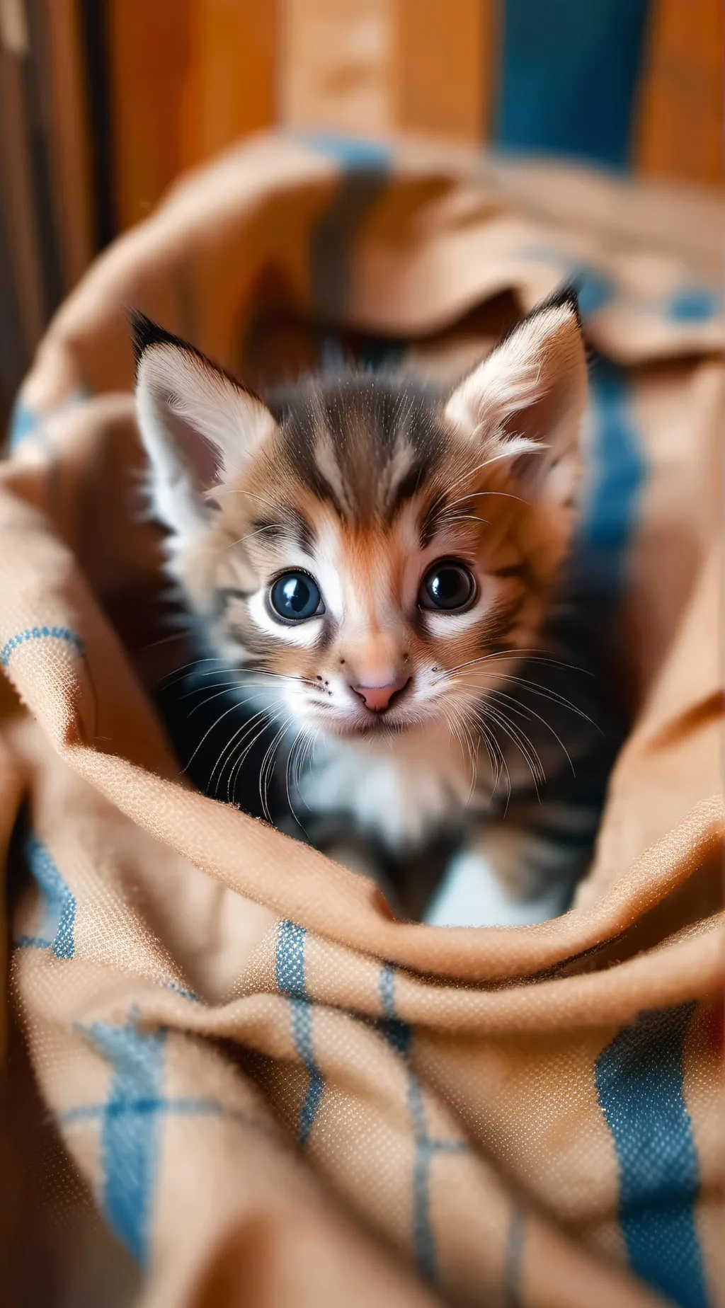 ai character: abandoned cat background