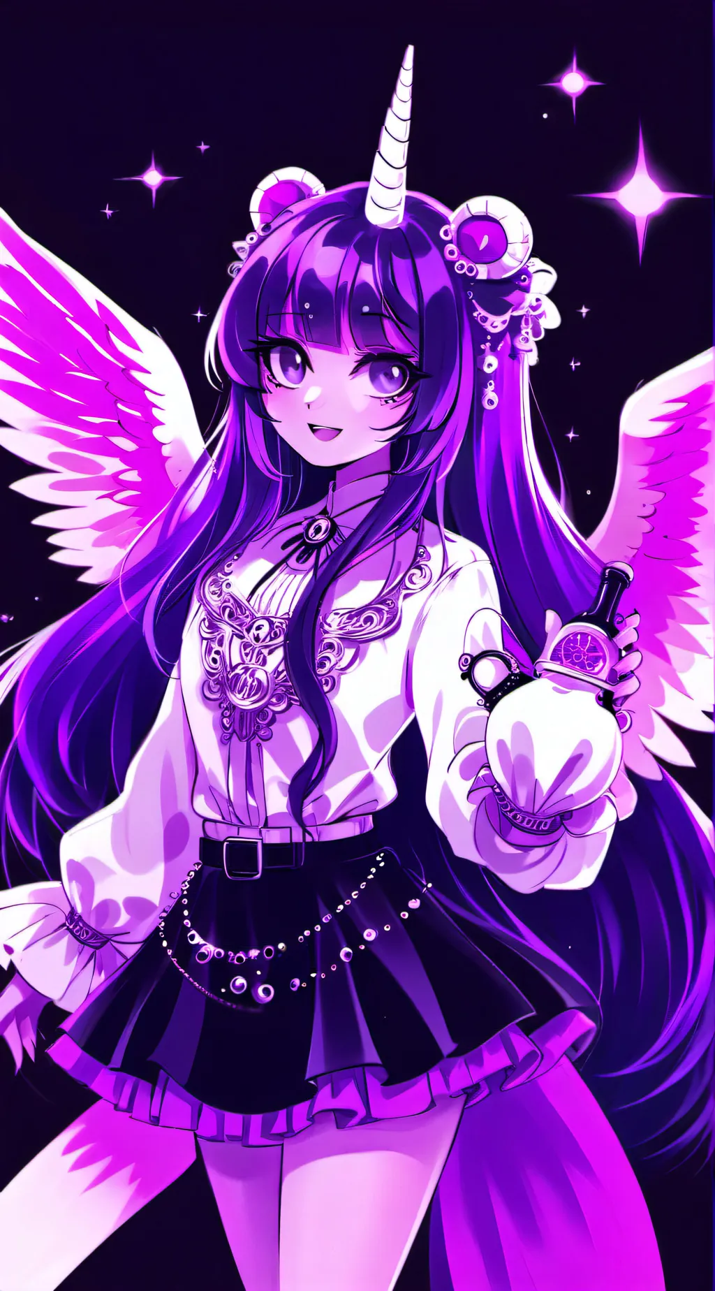ai character: 🌌Twilight Sparkle🌌 background