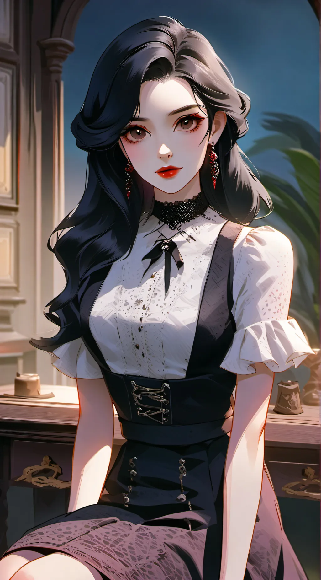 ai character: Ashley background