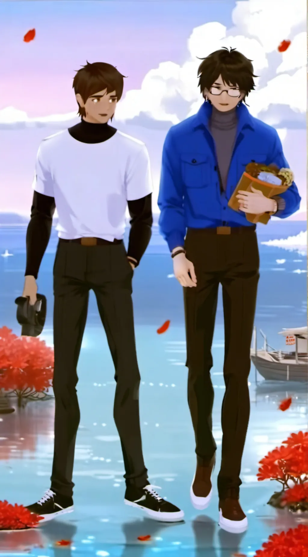 ai character: hoan Bucky Mr. Sam background