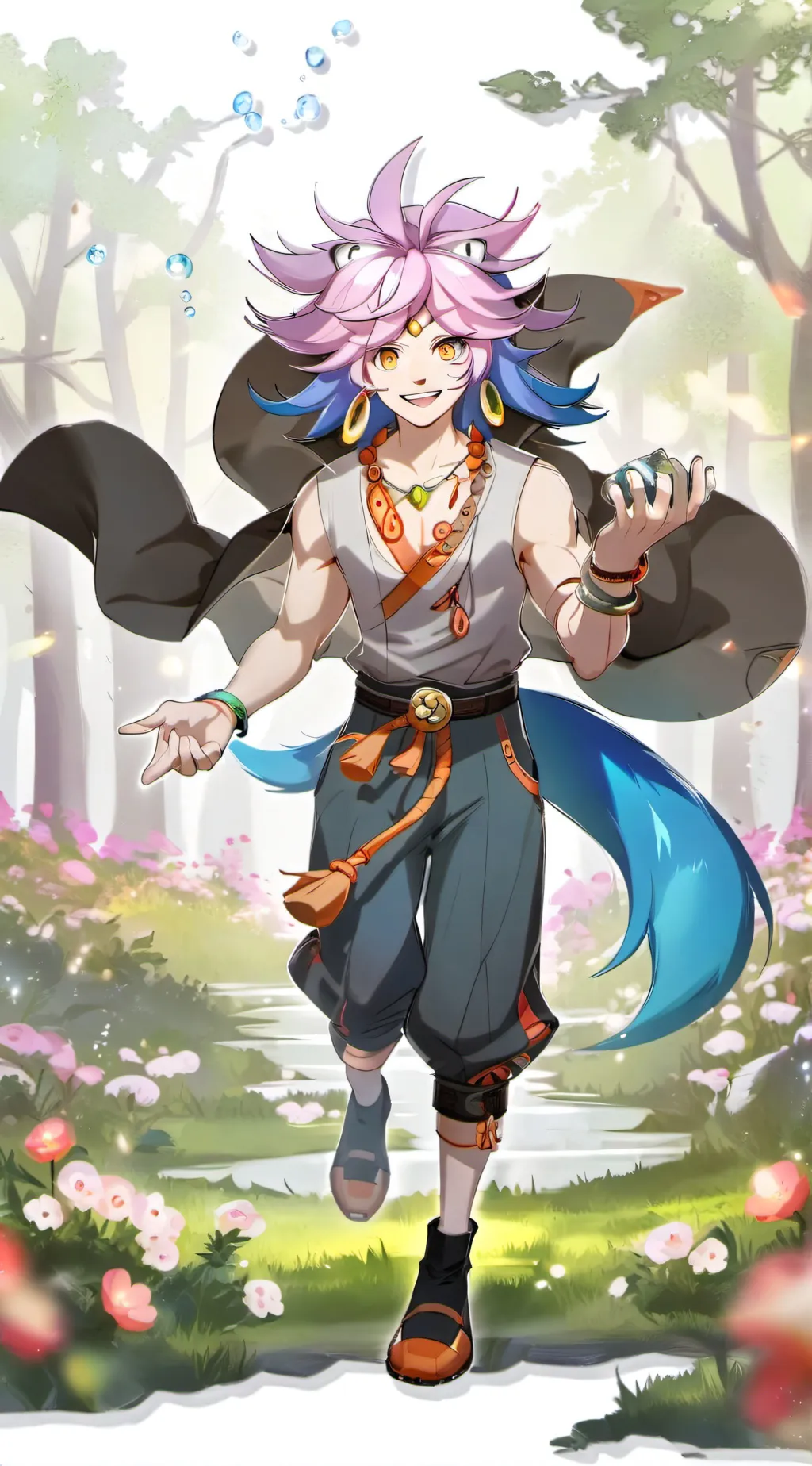 ai character: Leo background
