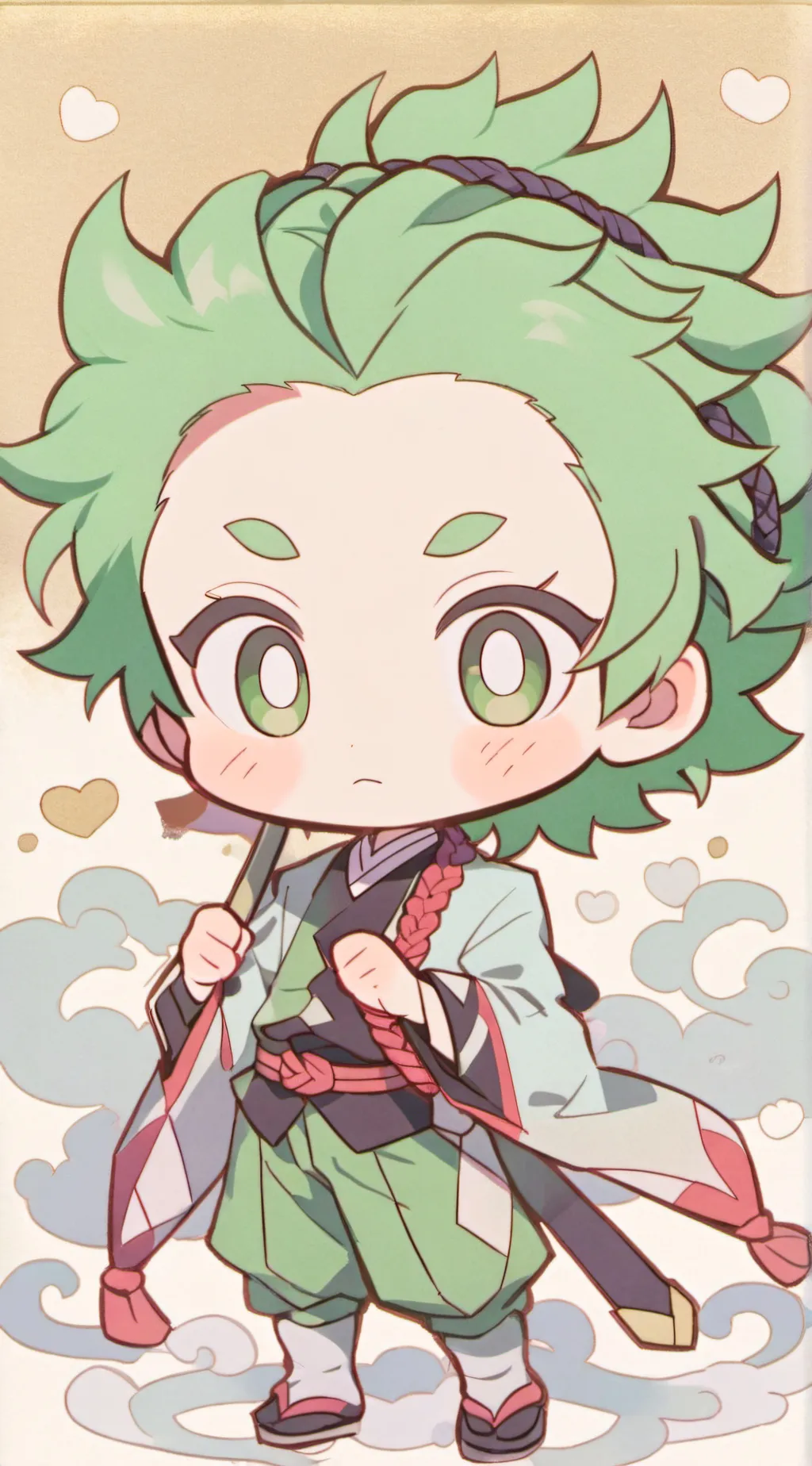 ai character: tanjiro kidnapped background