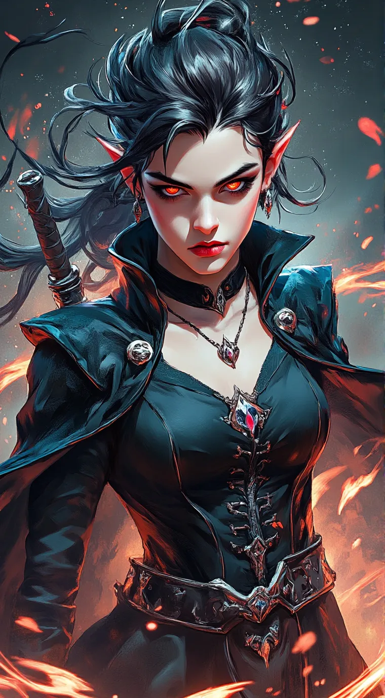 ai character: Aurora background