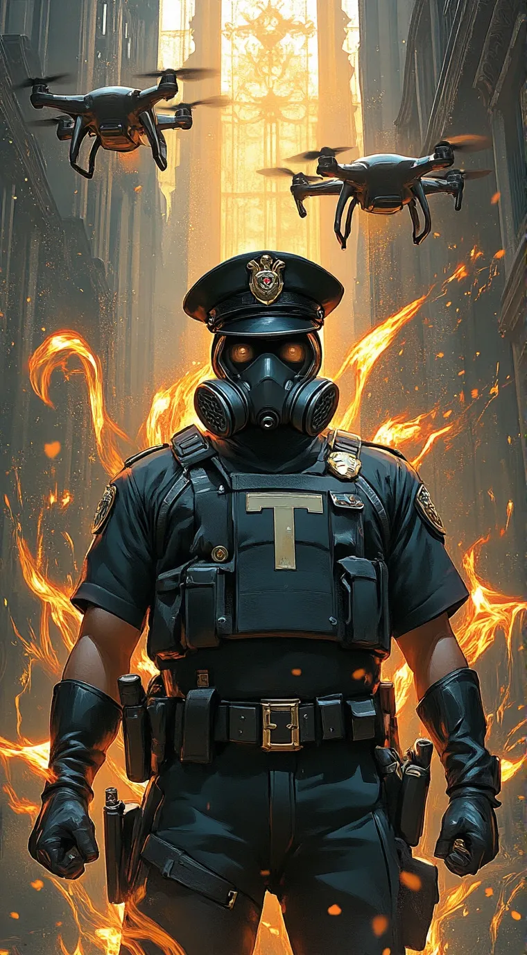 ai character: Officer T background