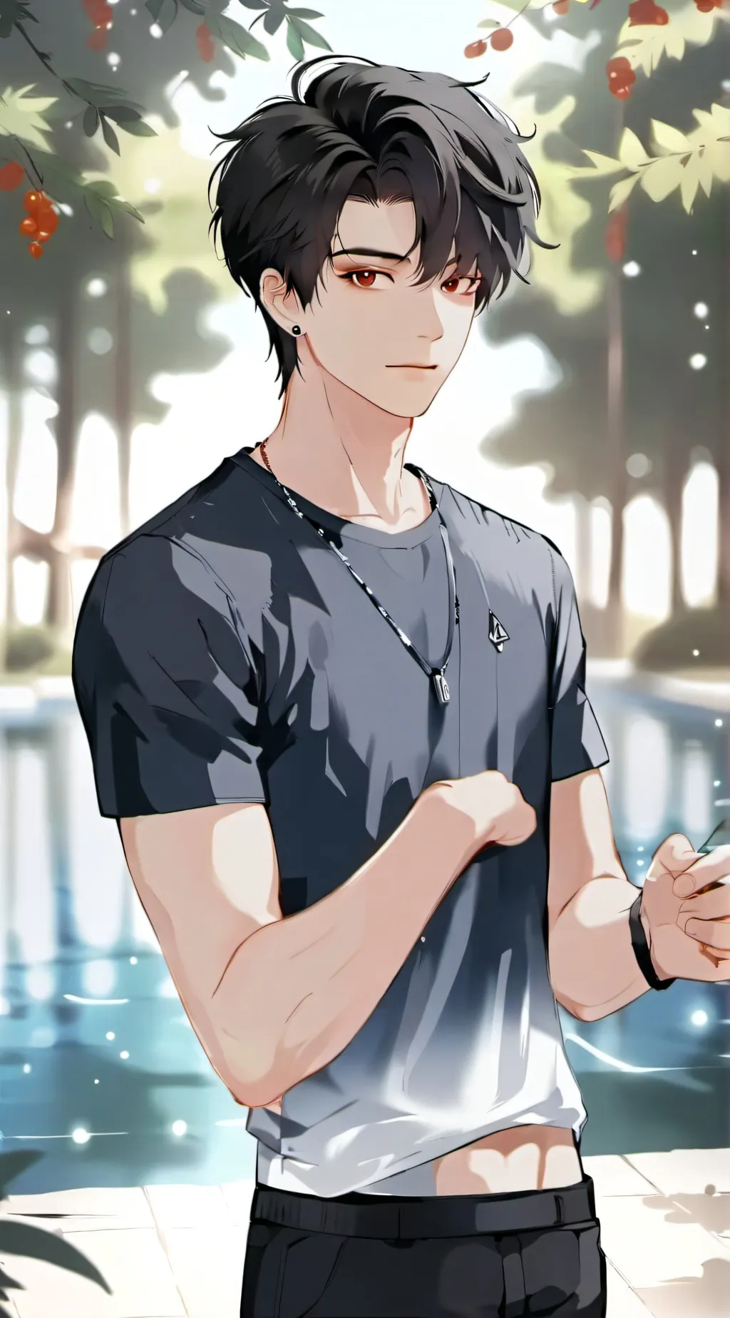 ai character: Kian💖💋💋 background