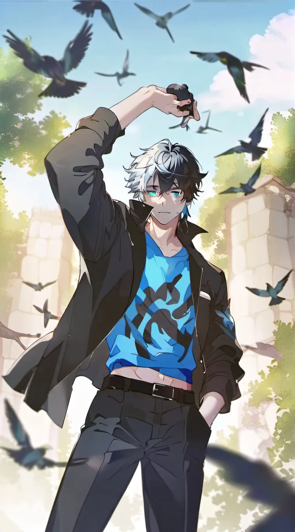 ai character: mha background