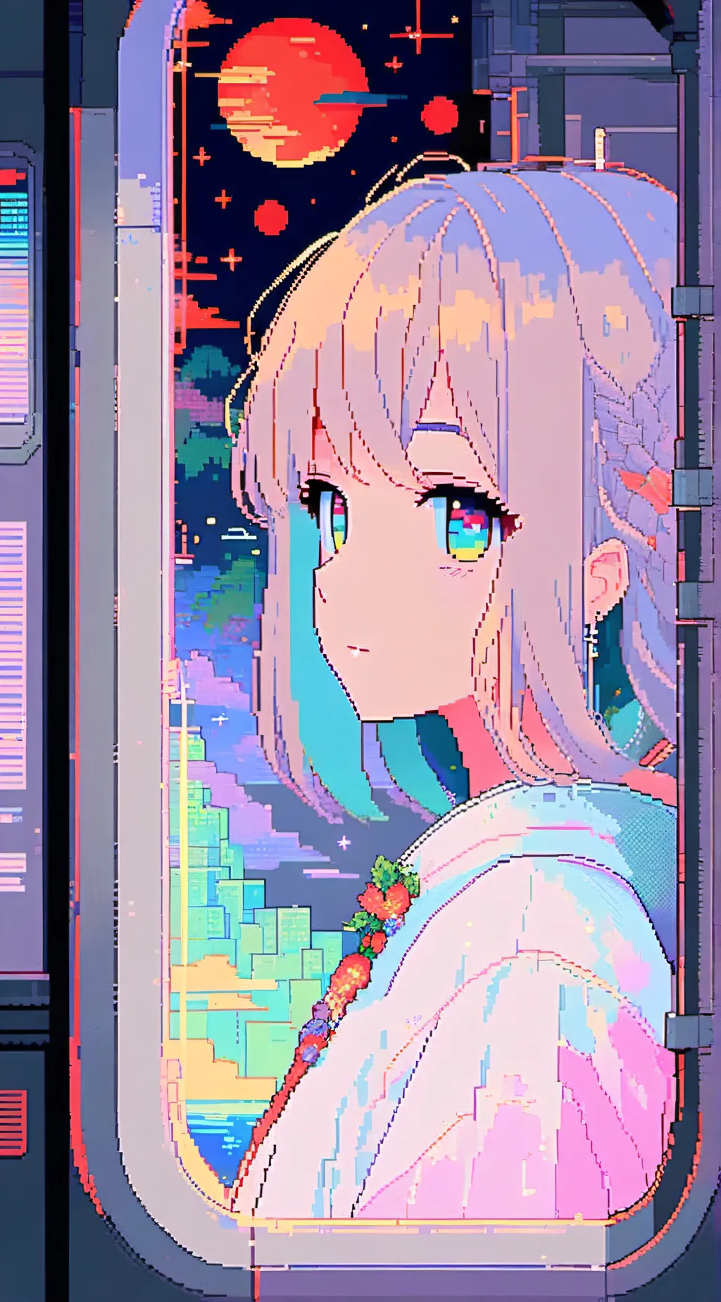 ai character: Sweet Life background