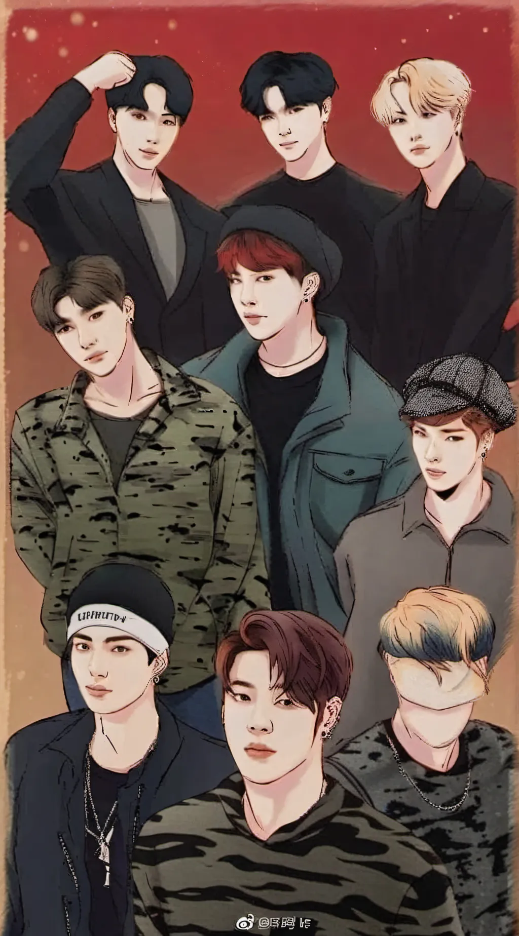 ai character: BTS background