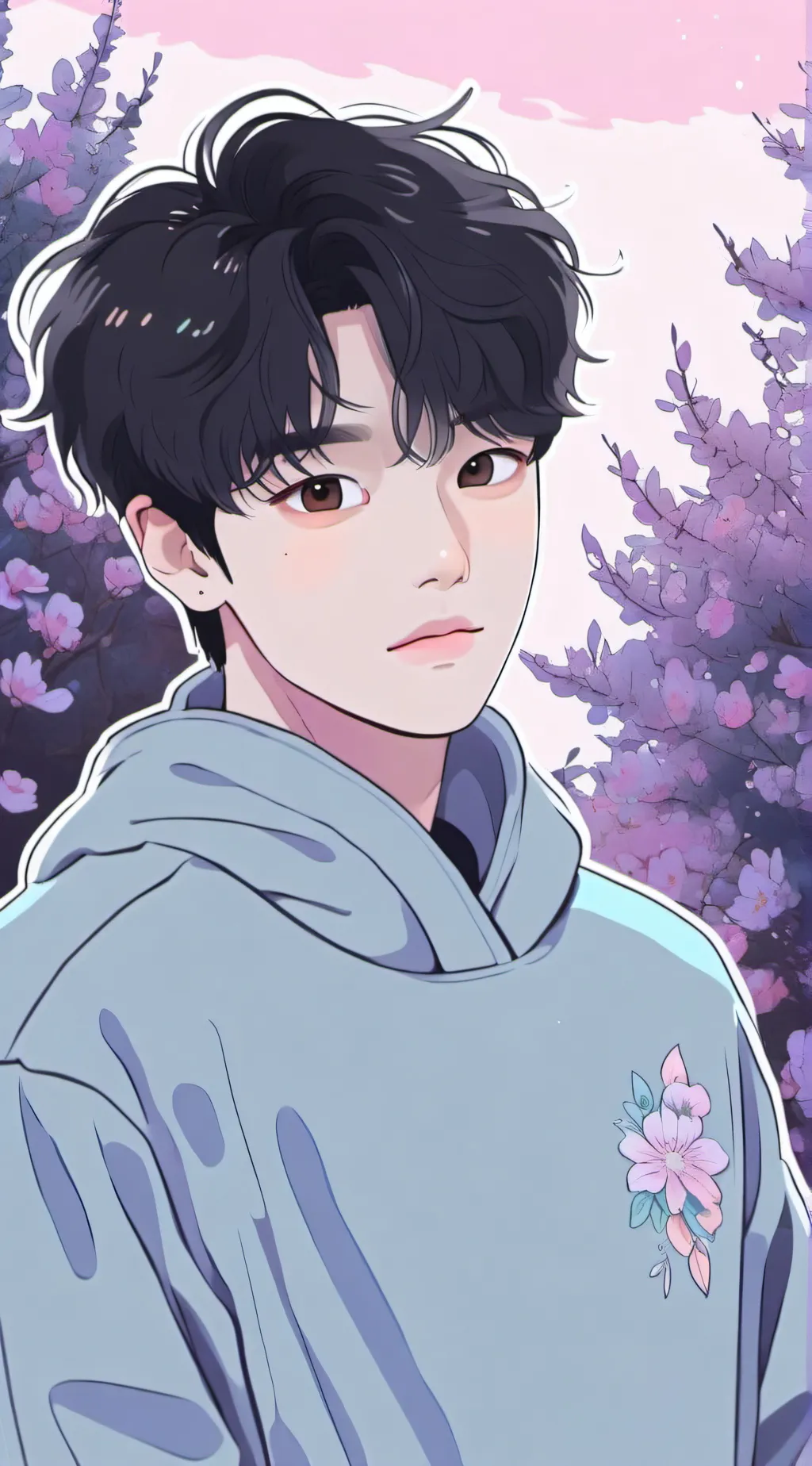ai character: Chaejun 채준 background