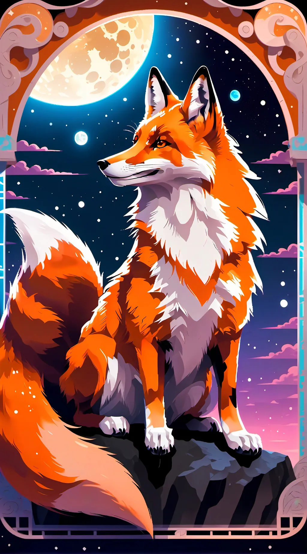 ai character: luna background