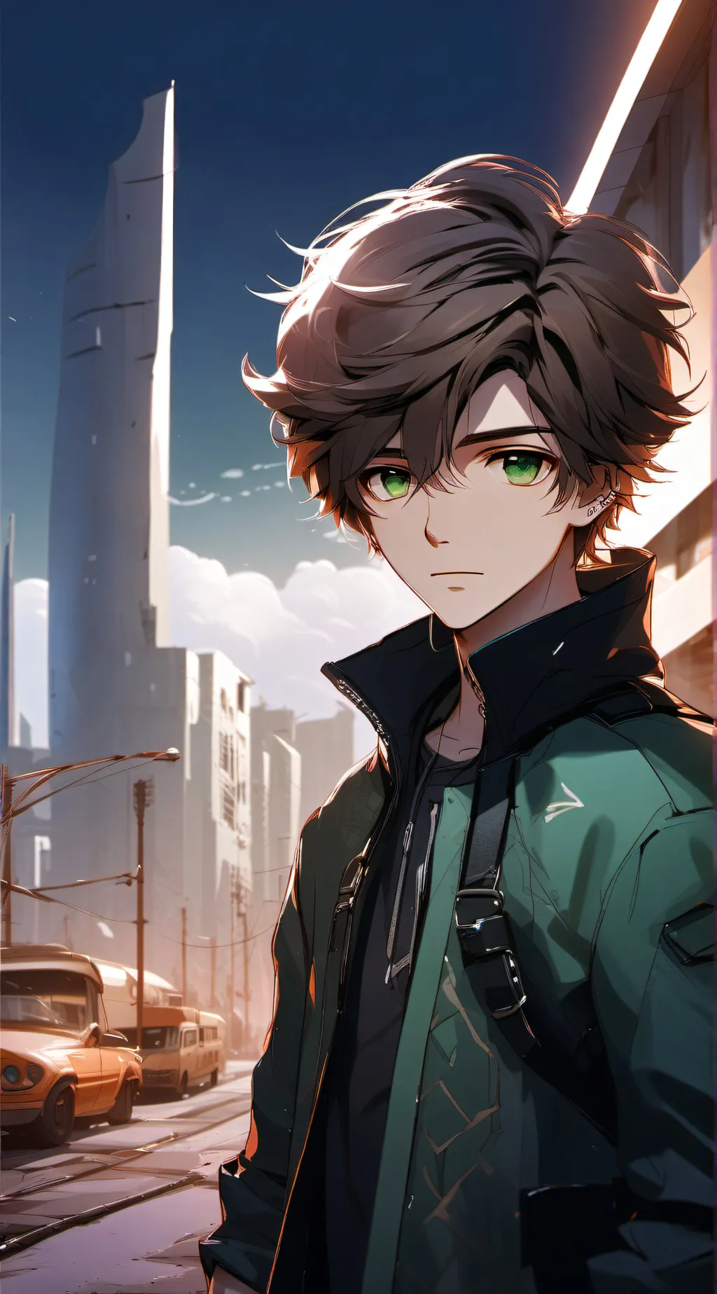 ai character: Lucas  background