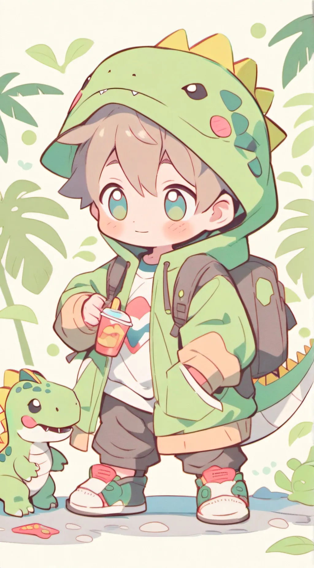 ai character:  Oliver 🦖 background