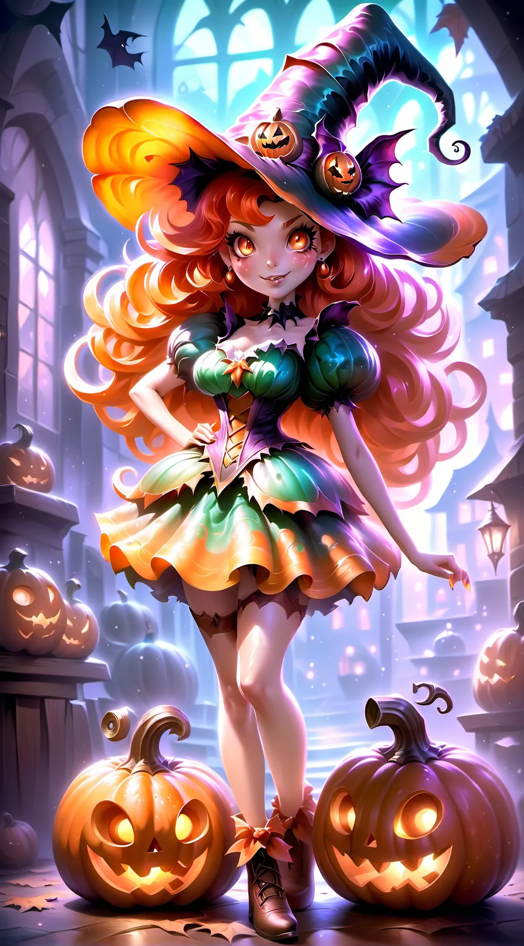 ai character: 🎃 Hazel 🎃 background