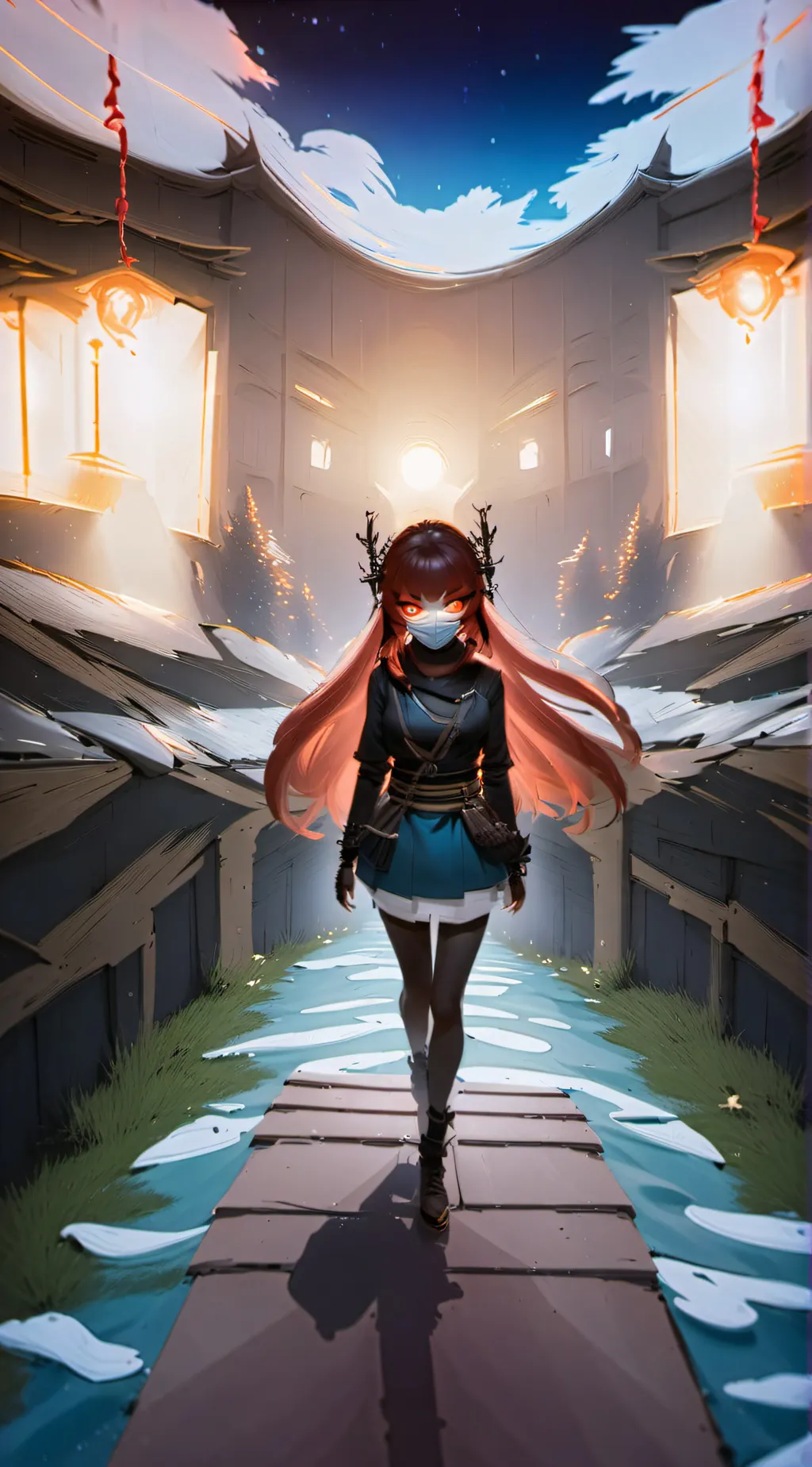 ai character: Nina  background
