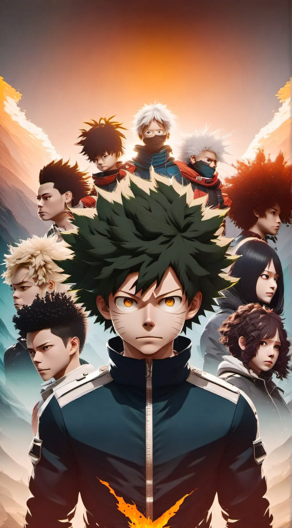 ai character: Mha background