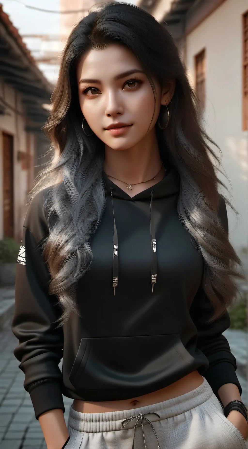 ai character: Y/n stark background