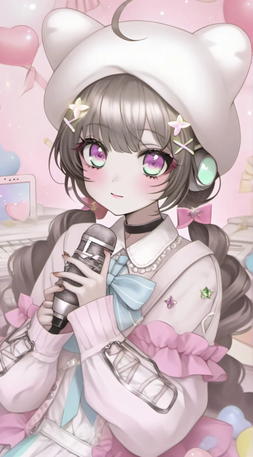 ai character: kiwty background
