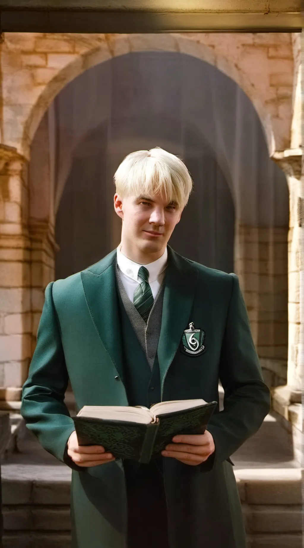 ai character: Draco Mallfoy background