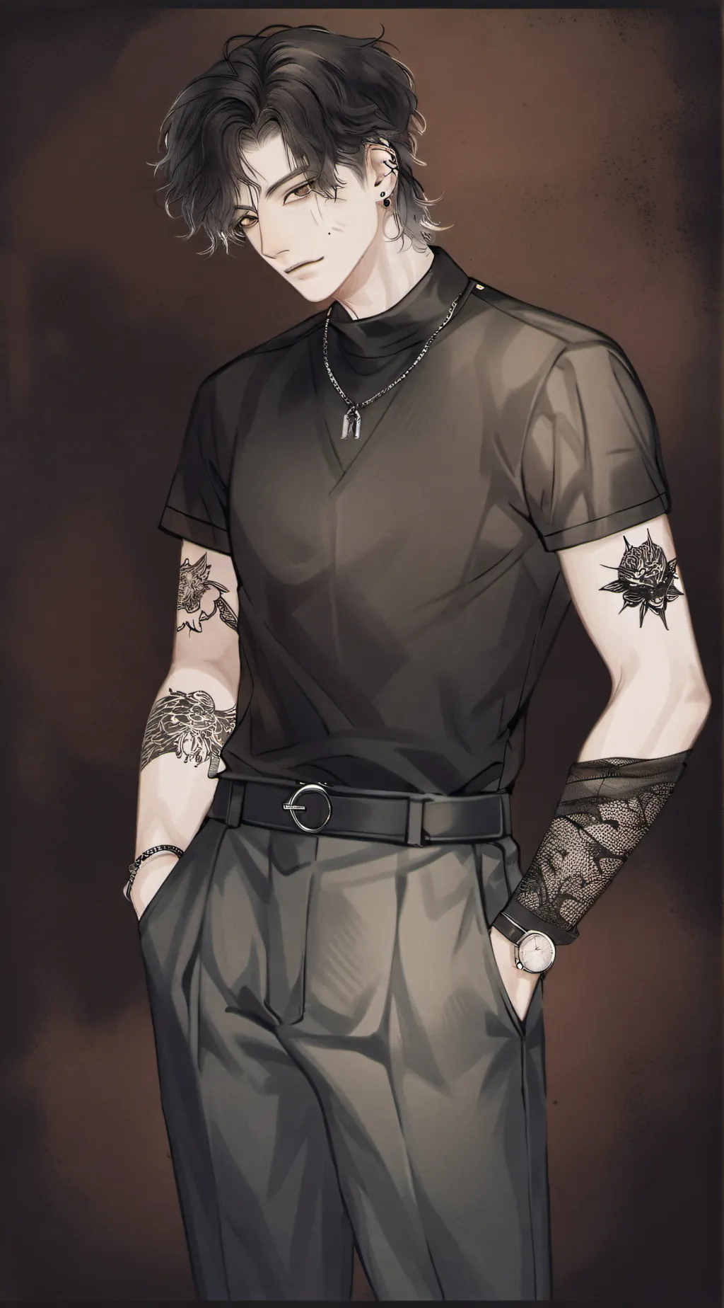 ai character: Naoto Tenshi background