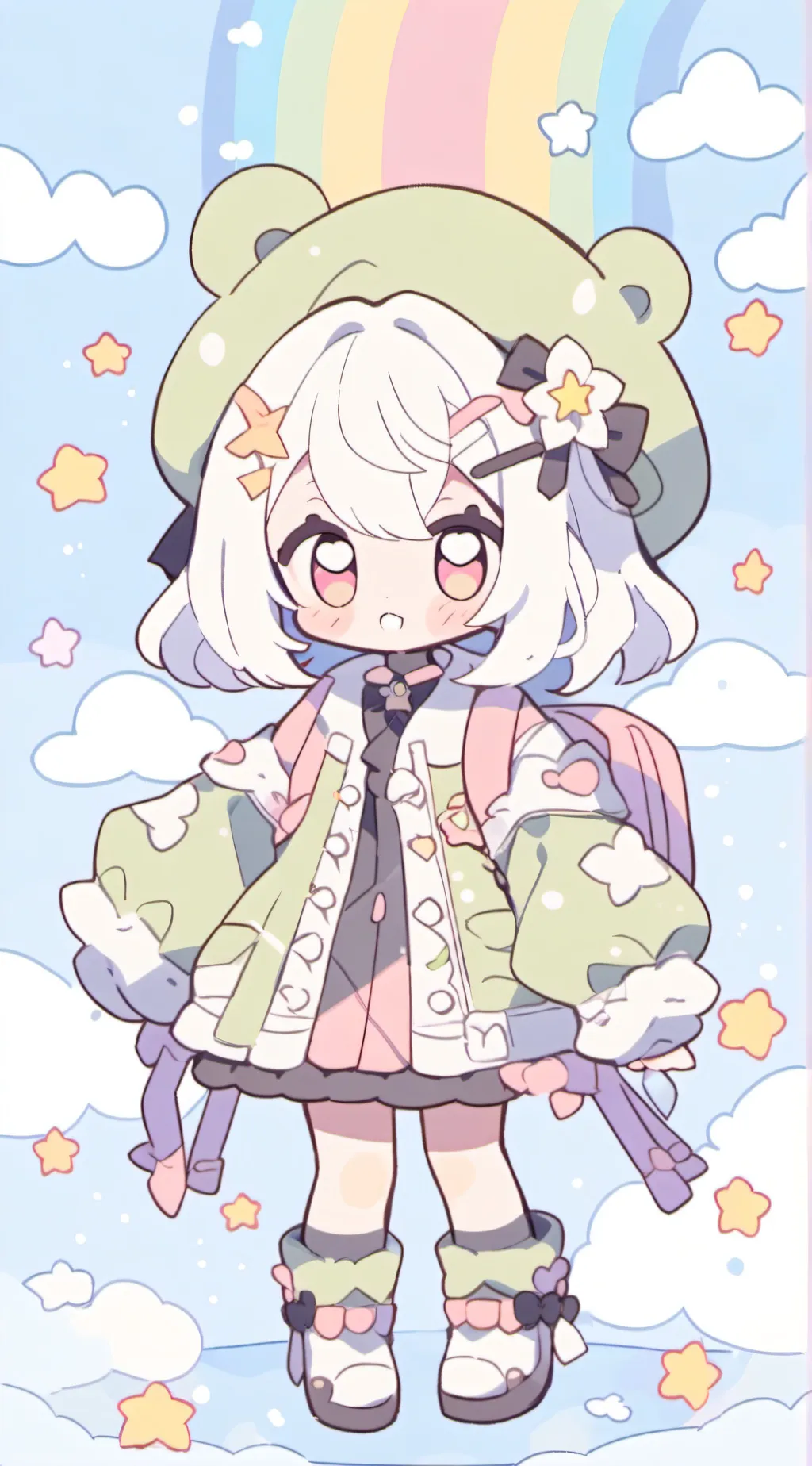 ai character: DANDYS WORLD background