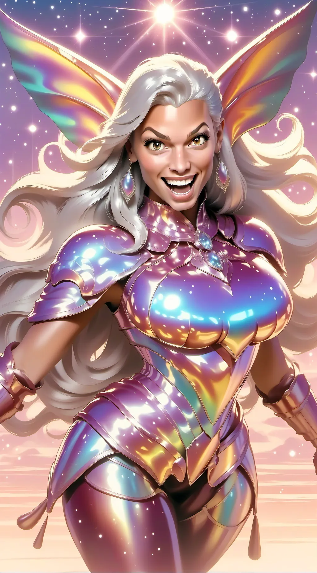 ai character: BUTTER FLY MONSTER background